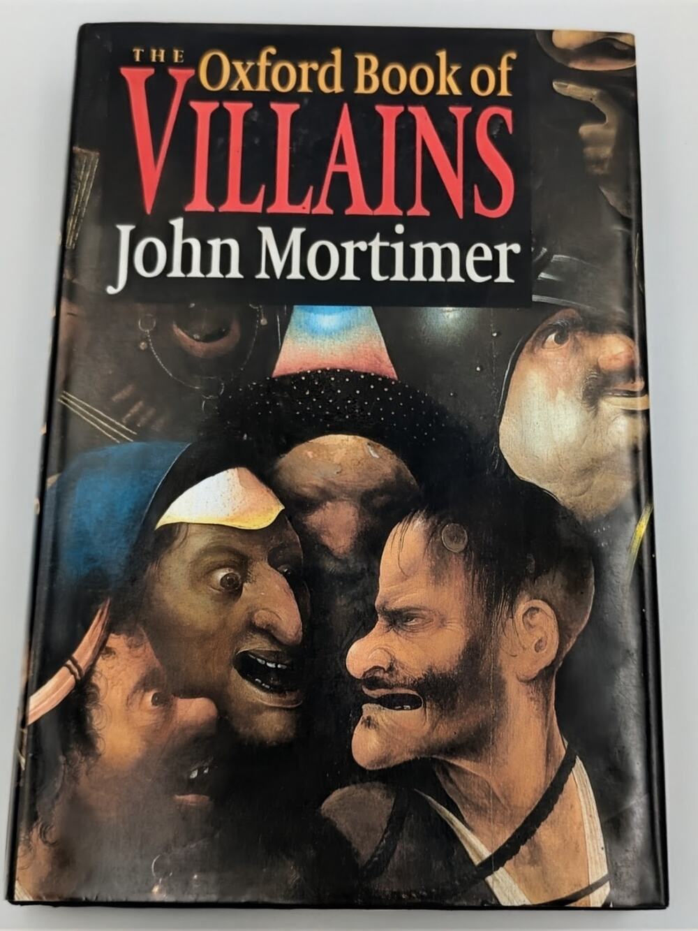 1992 Oxford Book of Villains Hardcover Ex Library Dark Academia
